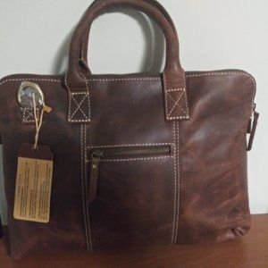 New Rustic Leather Messenger Bag